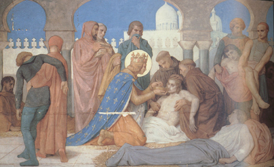 Saint louis Caring for the Plague Victims (mk26)